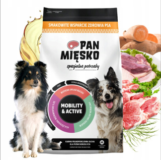 Pan Mięsko Mobility & Active Karma sucha dla psa WIEPRZOWINA M 9kg
