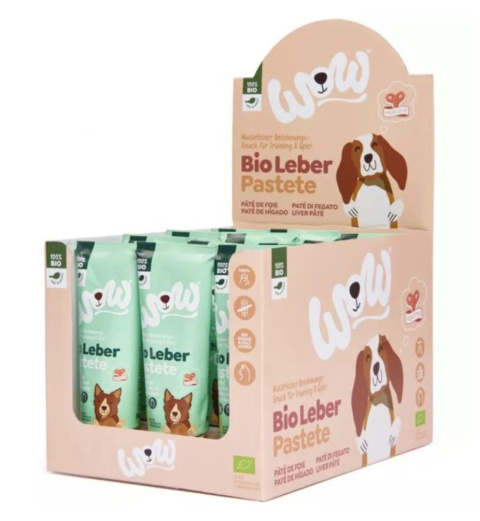Produkt bez nazwyWOW BIO Leberpastete mięsna pasta z wątróbką 80g Produkt bez nazwyWOW BIO Leberpastete mięsna pasta z wątróbką 80g