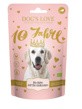DOG'S LOVE BIO Chips - ekologiczne przysmaki dla psów - jubileuszowa edycja limitowana (150g)