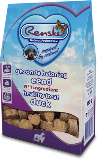 Renske Healthy Treat Duck - ciasteczka z kaczki dla psów (150g)