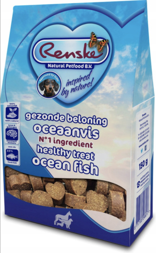 Renske Healthy Treat Ocean fish - ciasteczka z ryb oceanicznych dla psów 150g