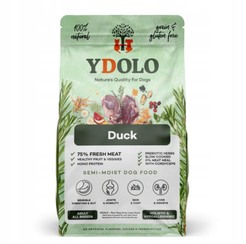 YDOLO Duck - kaczka - karma półwilgotna dla psa 10kg