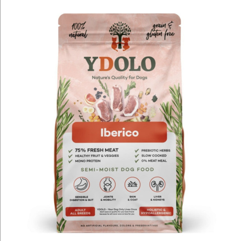 YDOLO Iberico - wieprzowina Iberico karma półwilgotna dla psa 2,5kg YDOLO Iberico - wieprzowina Iberico karma półwilgotna dla psa 2,5kg